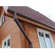 Хомут трубы ПВХ коричневый RR 32