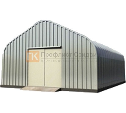 Сборно разборный ангар модель A 9.1x4.1, 2.9x3.6, 6.0