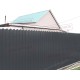 Профнастил фигурный C8 - 0,45 ПЭ с пленкой RAL 7024 мокрый асфальт.