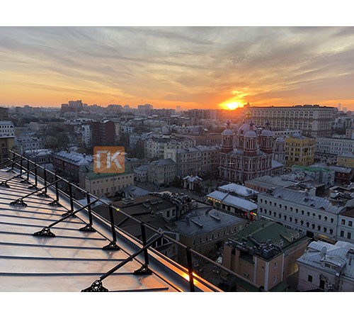 Ограждение кровли парапет сборное ZN H=900мм L=2000мм (ТУ)
