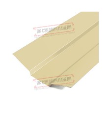 Планка ендовы верхняя 76х76х2000 Полиэстер Ral1014-0.45
