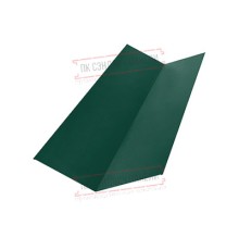 Планка ендовы верхняя простая 145х145х2000 Полиэстер Ral6005-0.45
