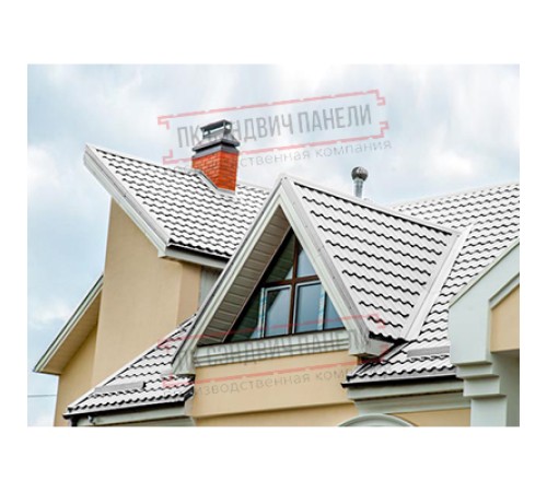 Планка ендовы верхняя 76х76х2000 Полиэстер Ral7047-0.5