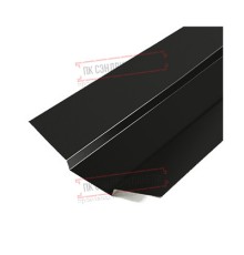 Планка ендовы верхняя 76х76х2000 Viking Ral9005-0.45