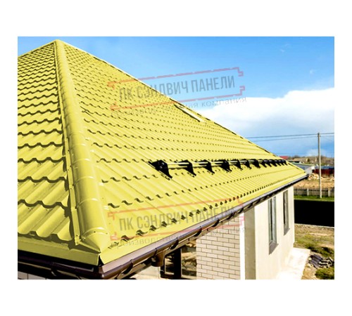 Планка конька круглого R110х2000 ПЭ-1018-0.45