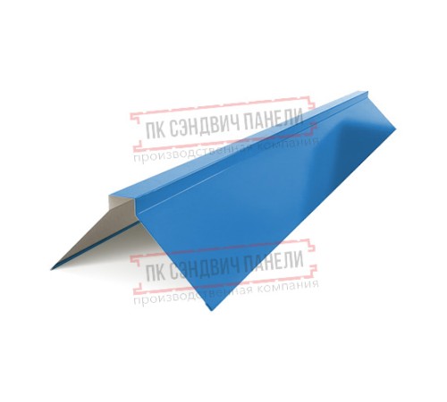 Планка конька плоского 120х120х2000 Norman ПЭ-5015-0.5
