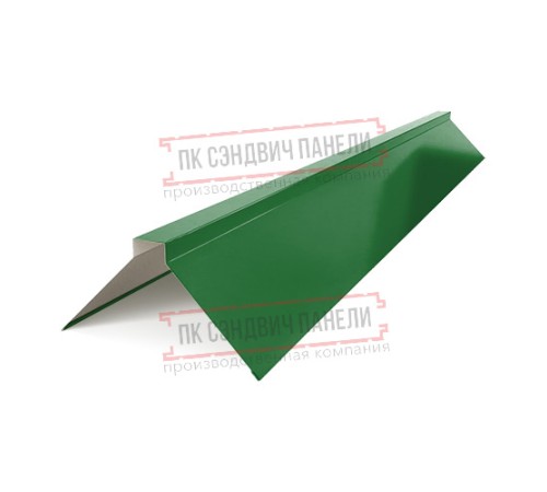 Планка конька плоского 120х120х2000 ПЭ-6002-0.45
