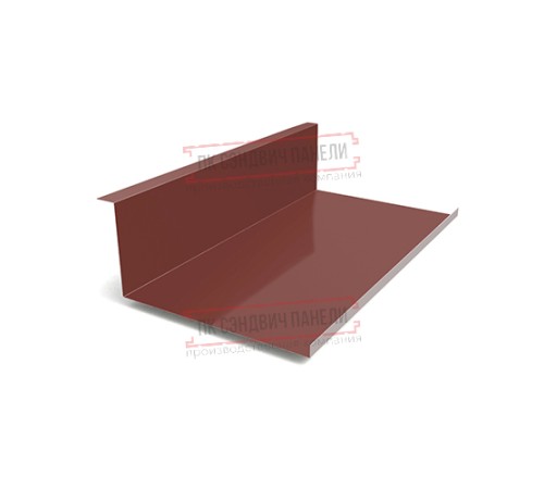 Планка примыкания нижняя 250х122х2000 ПЭ-3009-0.45