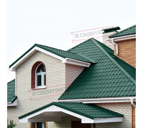 Планка примыкания нижняя 250х122х2000 ПЭ-6005-0.45