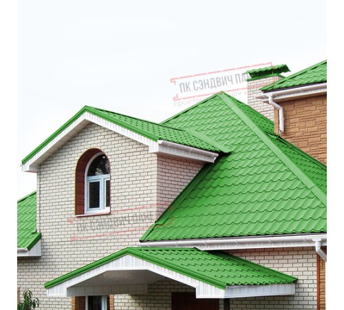 Планка примыкания нижняя 250х122х2000 Norman ПЭ-6018-0.5