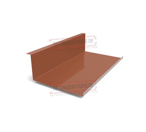 Планка примыкания нижняя 250х122х2000 Norman ПЭ-8004-0.5
