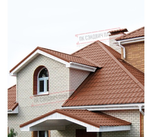 Планка примыкания нижняя 250х122х2000 Norman ПЭ-8004-0.5