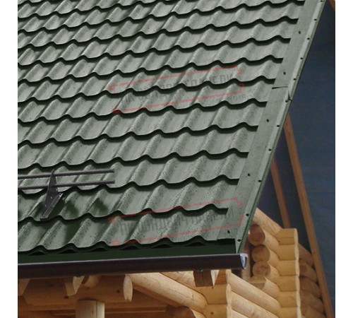 Планка торцевая 135х145х2000 Viking E-6007-0.5