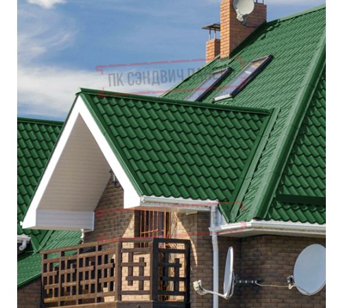 Планка угла наружного 115х115х2000 ПЭ-6002-0.45