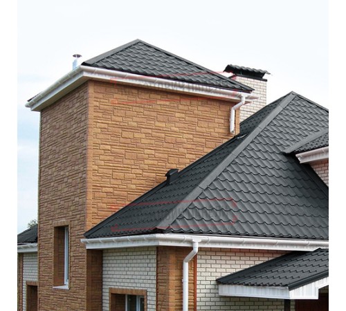 Планка угла внутреннего 115х115х2000 ПРМА-Anthracite-0.5