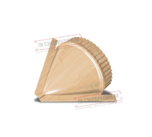 Заглушка конька круглого конусная ECOSTEEL-Клен-0.5