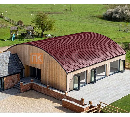 Продольно гнутый фальц гладкий 0,5 RAL 3005 Satin