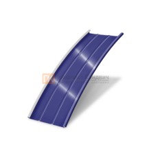 Продольно гнутый фальц профилированный 0,5 RAL 5002 Полиэстер