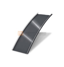 Продольно гнутый фальц гладкий 0,5 RAL 7024 Quarzit Pro Matt