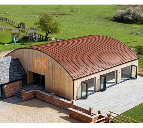 Продольно гнутый фальц гладкий 0,5 RAL 8004 Velur20