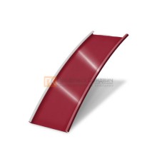 Продольно гнутый фальц гладкий 0,45 RAL 3003 Полиэстер