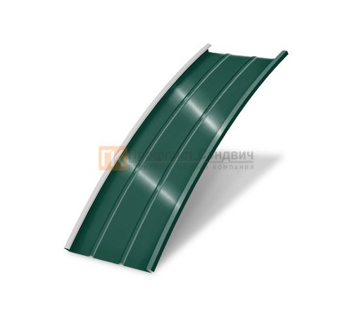 Продольно гнутый фальц профилированный 0,5 RAL 6005 Satin