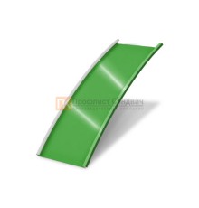 Продольно гнутый фальц гладкий 0,45 RAL 6018 Полиэстер