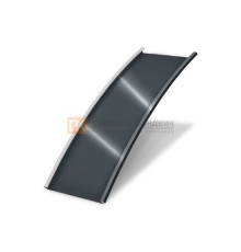 Продольно гнутый фальц гладкий 0,5 RAL 7016 Satin