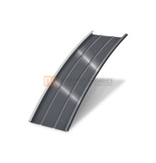 Продольно гнутый фальц профилированный 0,5 RAL 7024 Satin