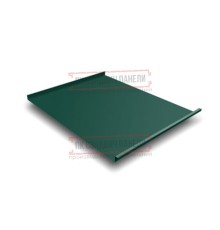 Фальц двойной стоячий 0,5 Velur RAL6005 зеленый мох с пленкой на замках