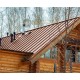 Кликфальц Line 0,5 PurLite Мatt с пленкой RAL8004 терракота
