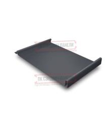 Кликфальц 0,5 Satin Мatt RAL7024 мокрый асфаль с пленкой на замках