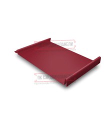 Кликфальц 0,45 Полиэстер RAL3003 рубиново-красный с пленкой на замках