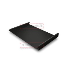 Кликфальц 0,5 PurPro Matt 275 RAL9005 черный с пленкой на замках