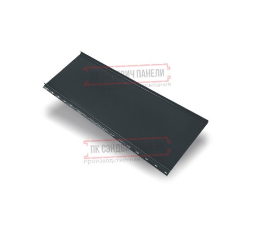 Кликфальц mini 0,5 Satin Мatt RAL7016 антрацитово-серый с пленкой на замках