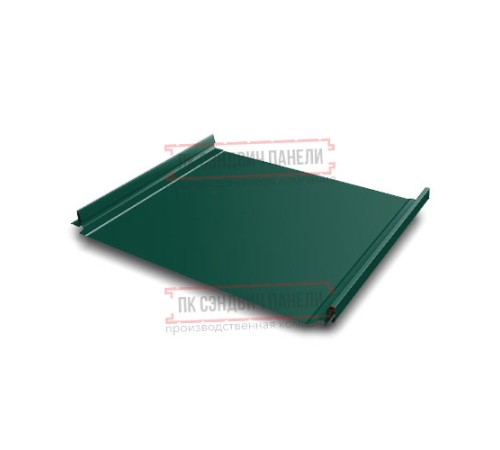 Кликфальц Pro 0,5 Velur RAL6005 зеленый мох с пленкой на замках