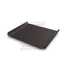 Кликфальц Pro 0,5 Quarzit lite RR32 темно-коричневый с пленкой на замках