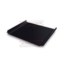 Кликфальц Pro 0,45 Drap ST RAL9005 черный с пленкой на замках