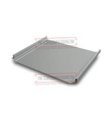Кликфальц Pro 0,45 Полиэстер RAL9006 бело-алюминиевый с пленкой на замках