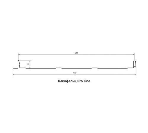 Кликфальц Pro Line 0,5 Quarzit Cuprum Steel с пленкой на замках