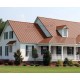 Кликфальц Pro Line 0,5 Satin RAL8004 терракота с пленкой на замках