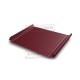 Кликфальц Pro Gofr 0,5 Velur RAL3005 красное вино с пленкой на замках