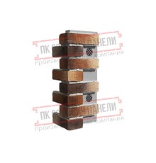 Угловой элемент для термопанели White Hills Сити Брик Т378-45, толщина панели 60 мм