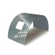 Продольно гнутый профнастил для укрытий конвейеров С18ПГ-1023, 0,7, нержавеющий