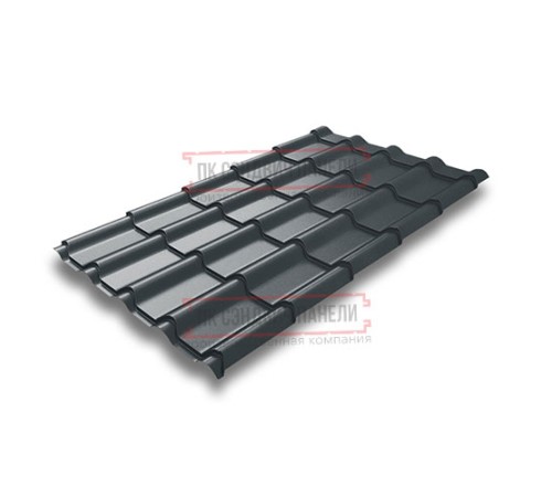 Металлочерепица Камея RAL7016 Rooftop Matte-0.5