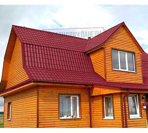 Металлочерепица классик плюс RAL3003 Satin-0.5