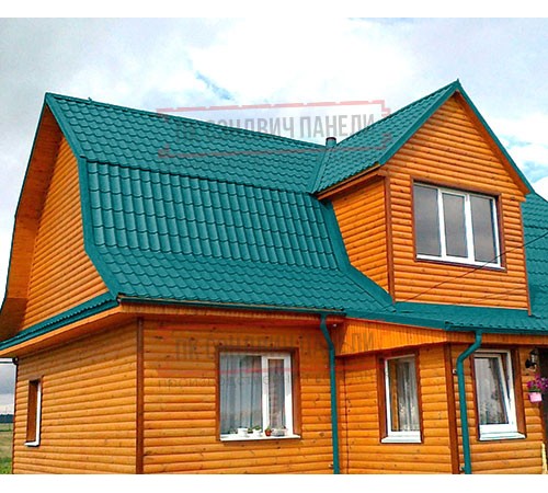 Металлочерепица классик плюс RAL5021 Satin-0.5
