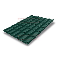 Металлочерепица Классик RAL6005 Drap-0,45