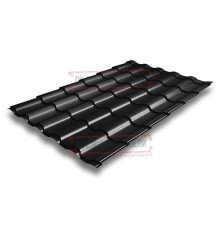 Металлочерепица Кредо RAL9005 PurLite Мatt-0,5
