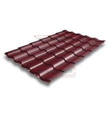 Металлочерепица Кредо RAL3005 Satin-0,5